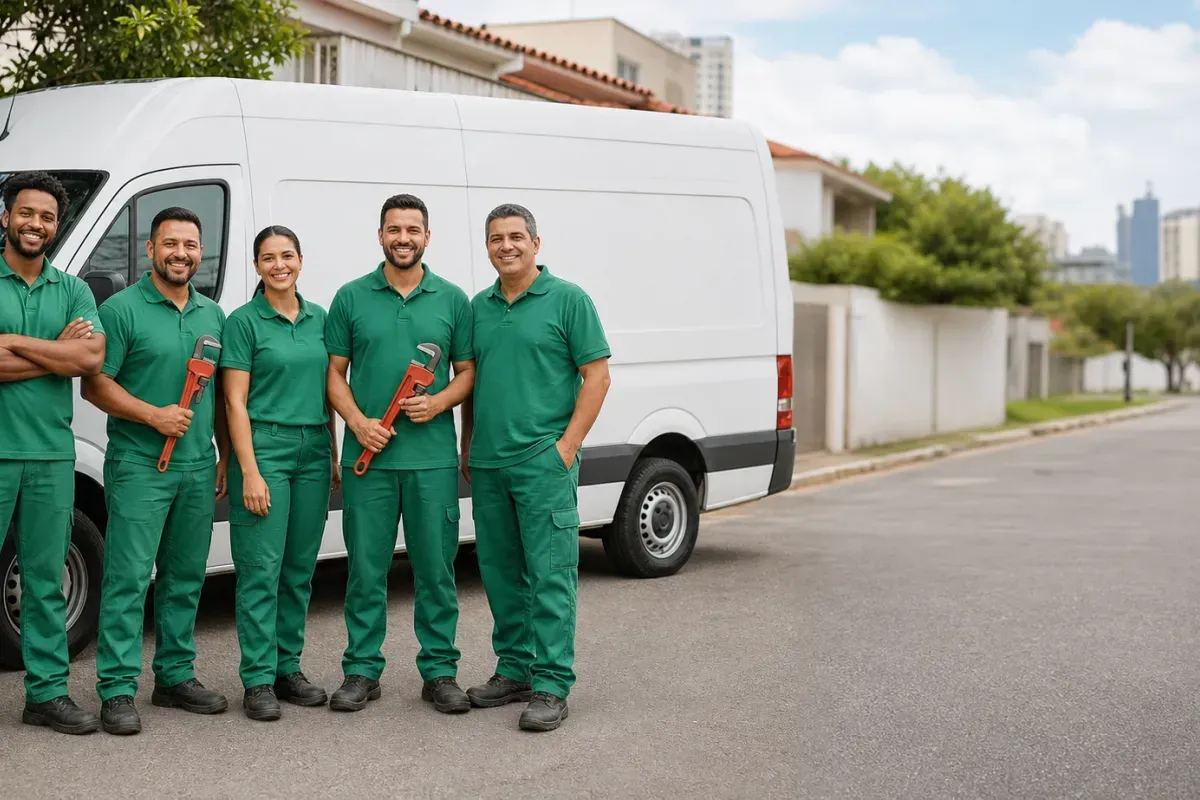 Equipe da Desentupidora Pirituba